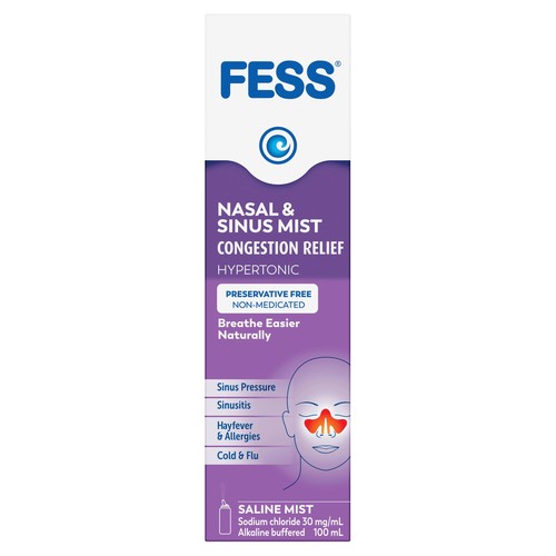 Alivio de la congestión de niebla nasal y sinusal FESS 100 ml - Imagen 2 de 5