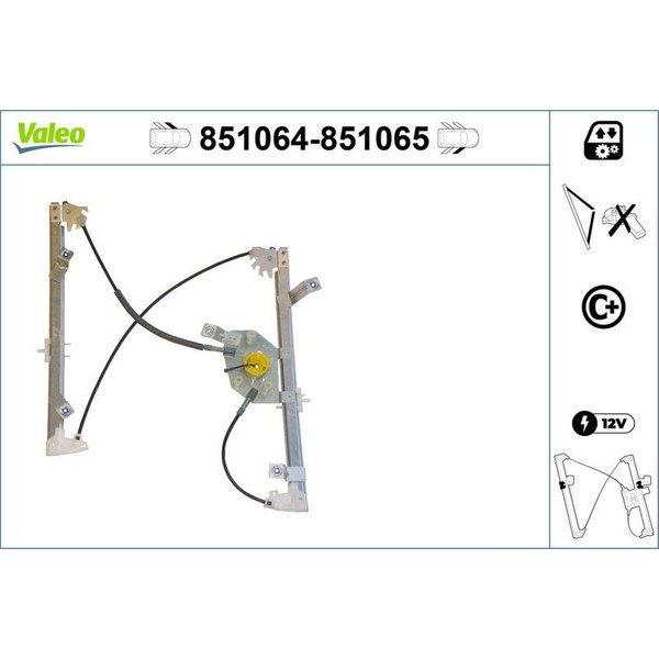 Valeo 851065 Fensterheber FüR Opel Insignia A G09-image