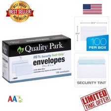 Security Envelopes 3/4 Self-Seal White 24LB 3-5/8x6-1/2 100/BX