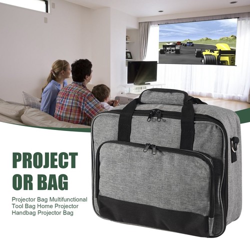 2X(1 PC Nylon Projector Bag High Quality Projector Bag Grey K2A4)7261 - Afbeelding 5 van 7