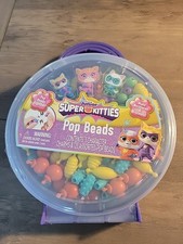 Disney Junior SuperKitties Pop Beads Jewelry Kit 125 Pop Beads 3Character Charms