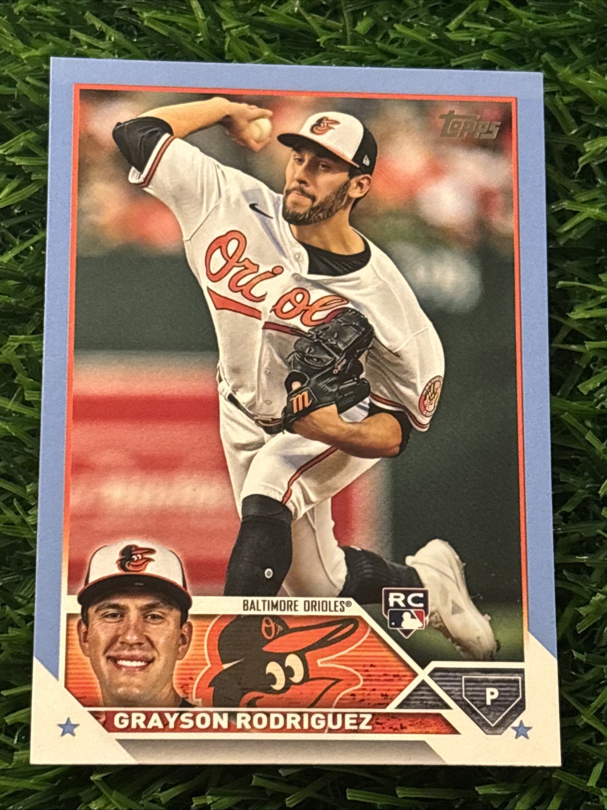 Grayson Rodriguez 2023 Topps Update #US50 Father's Day Blue RC Rookie Card #/50