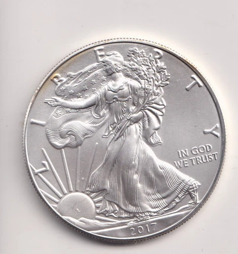2017 WALKING LIBERTY AMERICAN EAGLE .999 FINE SILVER DOLLAR COIN 1oz. $1 USA