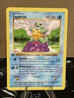 Pokemon Squirtle 63/102 1st Edition Base Set Vintage LP