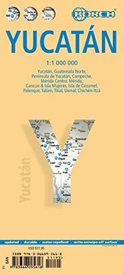 Libri Borch: Yucatan 1:1.000.000