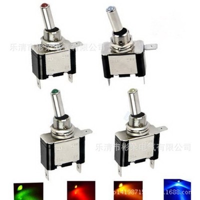 Neu nützlicher Ein/Aus Flick Schalter beleuchtet 500V . 5,8 x 2,7 cm Auto Arm
