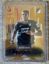 2025-26 Topps Chrome Bundesliga Bernardo Ultrabeam Gold refractor /50