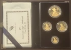 2011-W American Eagle GOLD 4 Four Coin Proof Set 1.85 oz. bullion OGP COA- 10056