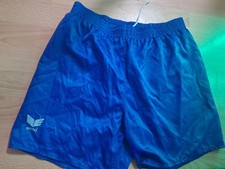ERIMA VINTAGE SHINY GLANZ SHORTS BLUE!