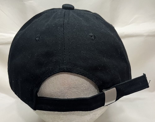99%is PEACEMINUSONE StrapBack Hat Korean Brand Logo Trashed Distressed Black Cap - Picture 8 of 14