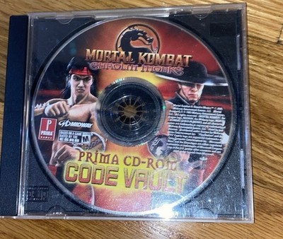 Sony PlayStation 2 Mortal Kombat Shaolin Monks Prima CD-ROM Code Vault CD ONLY