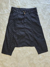 COMME des GARCONS Cropped Pants Black Rare Made in Japan Saruel pants XS Men's