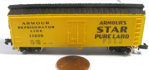 Trix Spur N Modell RR #11405 Armour's Star Pure Lard Box Car Austria C7E | Zustand: Used