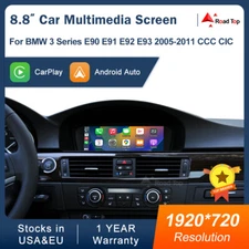 Wireless CarPlay Linux Touch Screen For BMW 3 Series E90 E91 E92 E93 2005-2012