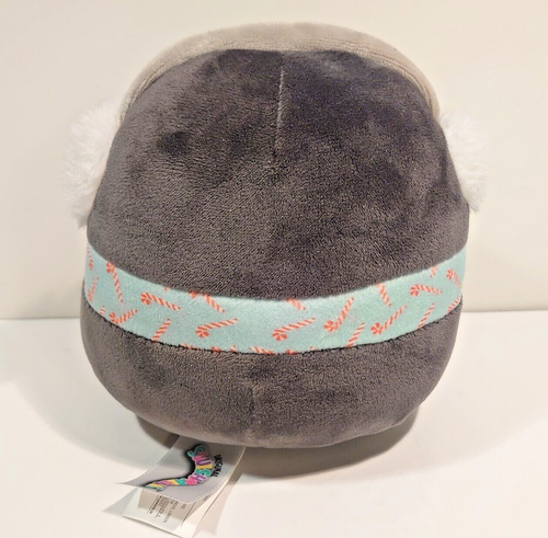 2021 Squishmallows Luna the Penguin w/ Candy Cane Scarf 5” Christmas Plush - Picture 3 of 7