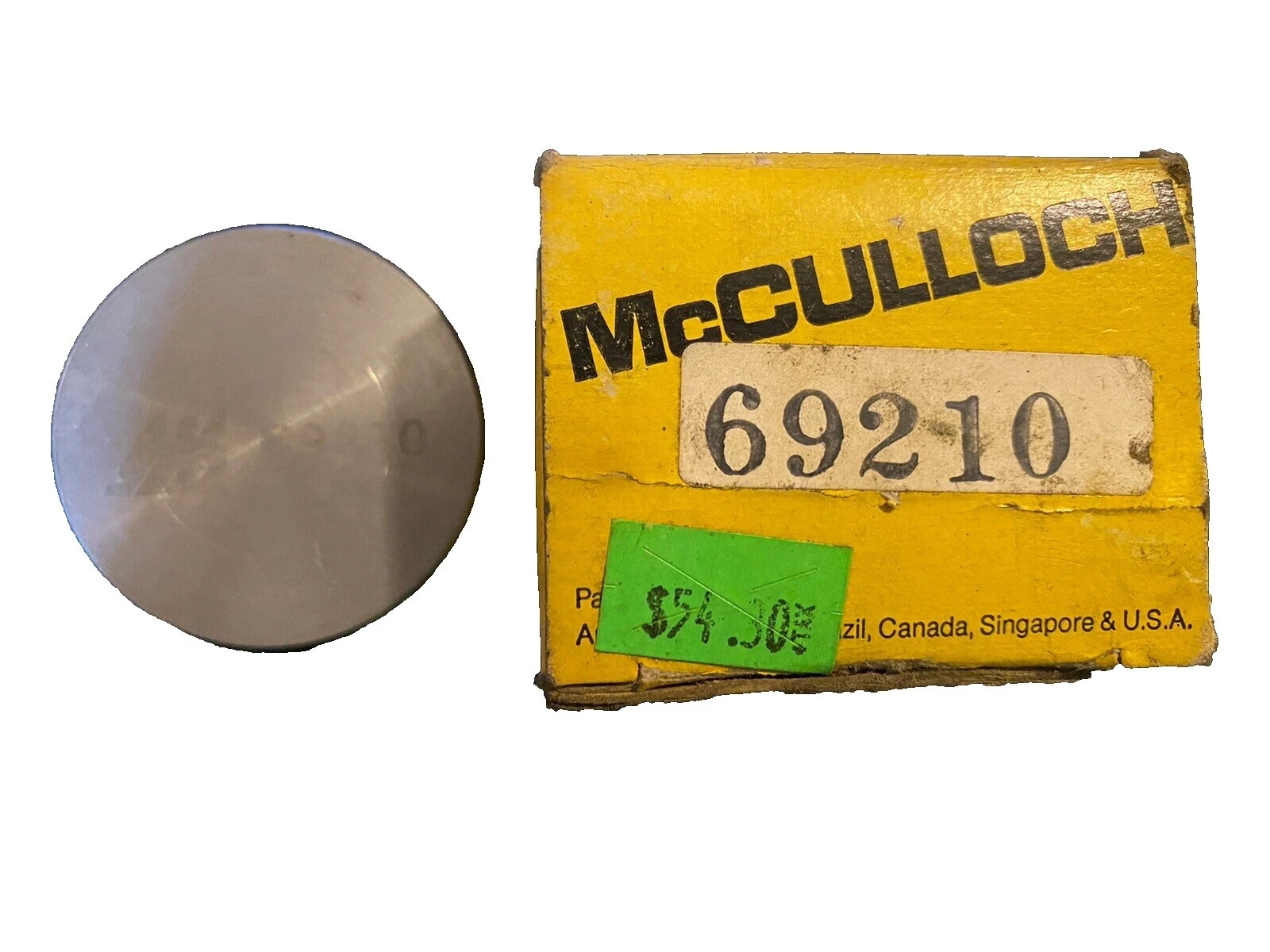 McCulloch Chainsaw Parts Piston