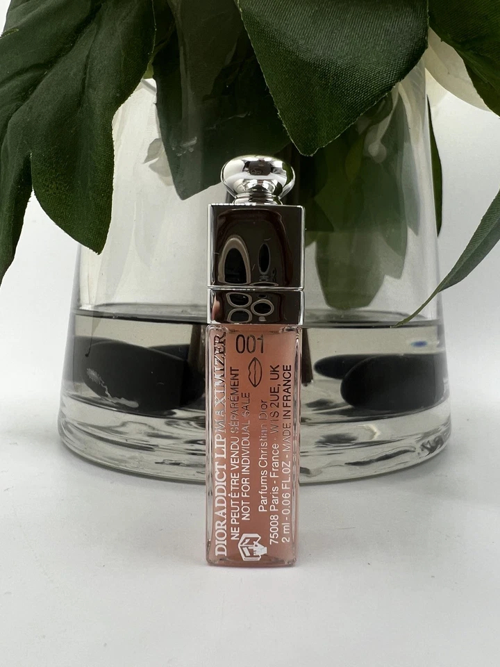 Maximizador de labios Dior Addict Plumper 001 rosa viaje mini 0,06 oz/2 ml Foto 2 de 2