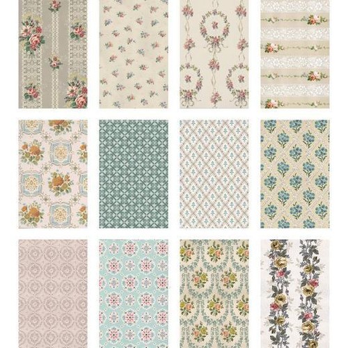 Papel pintado usado Tim Holtz Idea-ology 5"x8" 24 piezas TH93692 - Imagen 2 de 2