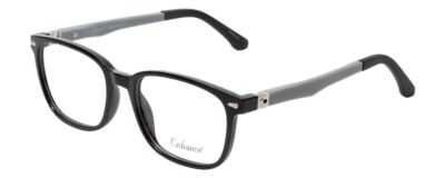 Enhance Kid Designer Blue Light Block Glasses EN4118 48mm Gloss/Matte Black/Grey