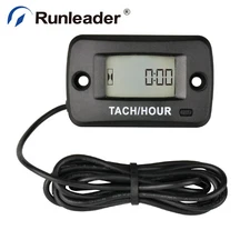 Hour Meter,Maintenance Tachometer,RPM Realtime Display,Max RPM Motorcycle Marine