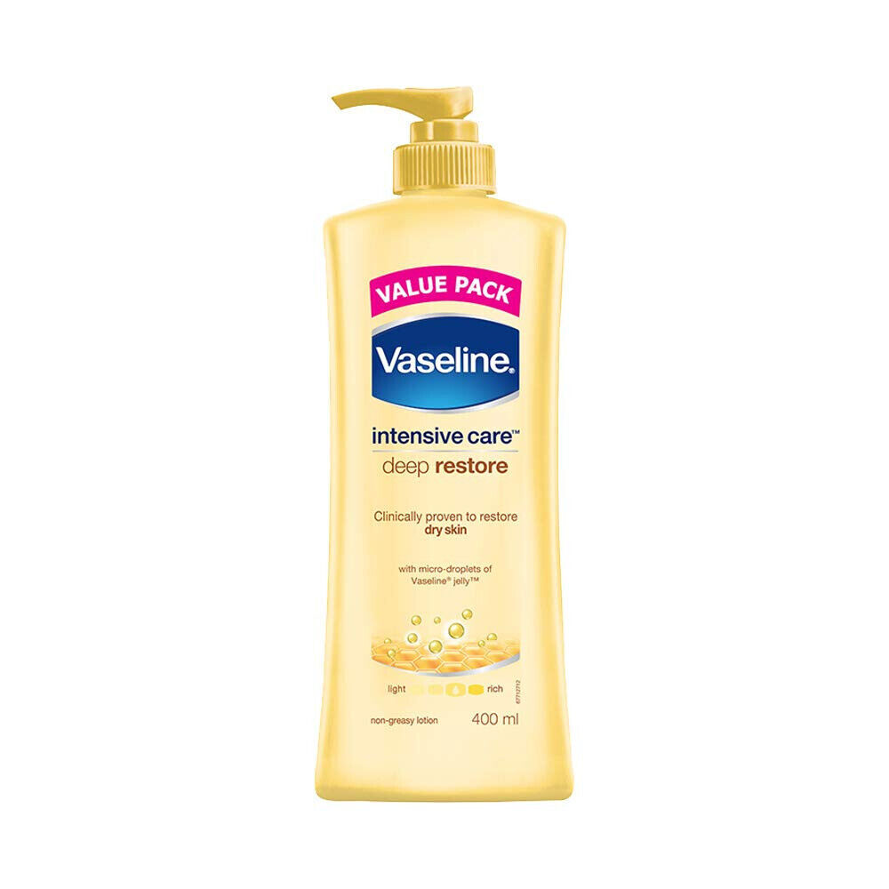 Vaseline Body Lotion Deep Moisturisation Glowing Skin & Long Lasting  400ml M605