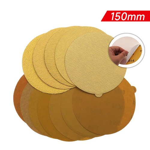 6" 150mm Self Adhesive Sanding Discs Sticky Back Sandpaper Pads 40