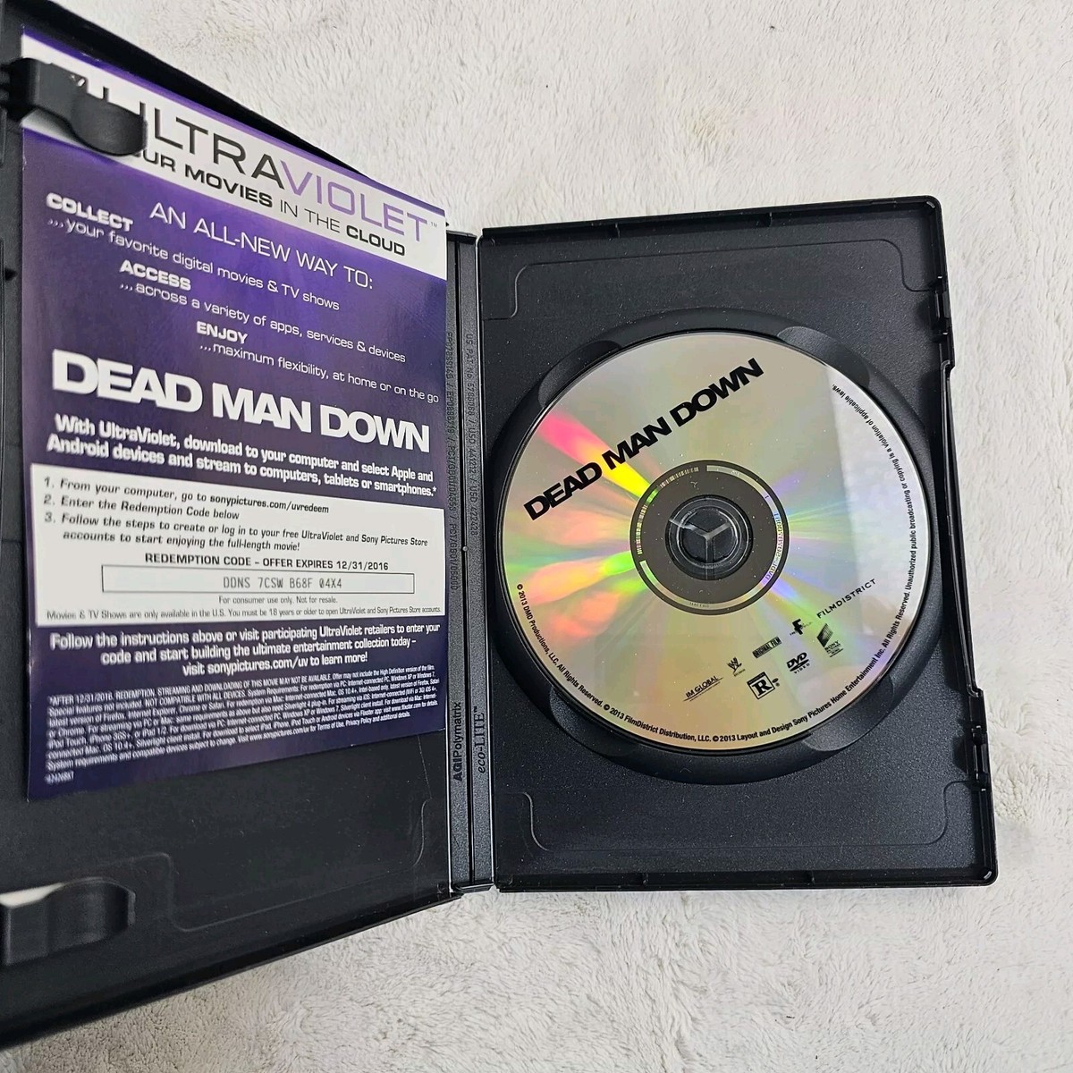 Dead Man Down DVD Colin Farrell, Noomi Rapace, Terrence Howard DVD