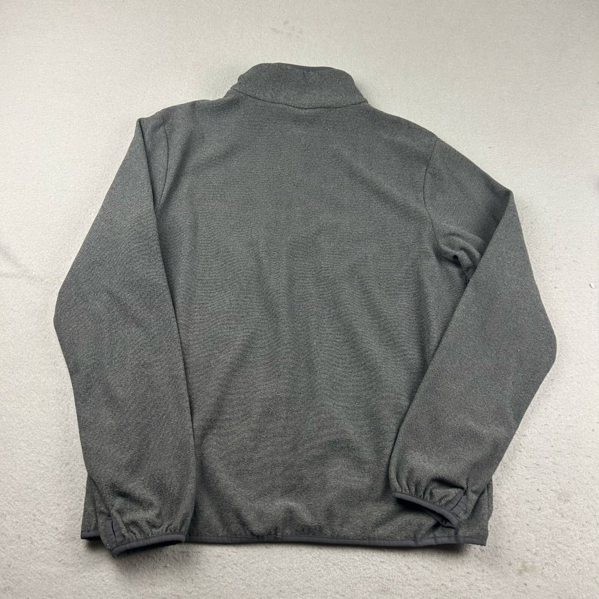 Vikafjell Sweatshirt Mens XL Gray 1/4 Zip Mock Neck Lightweight