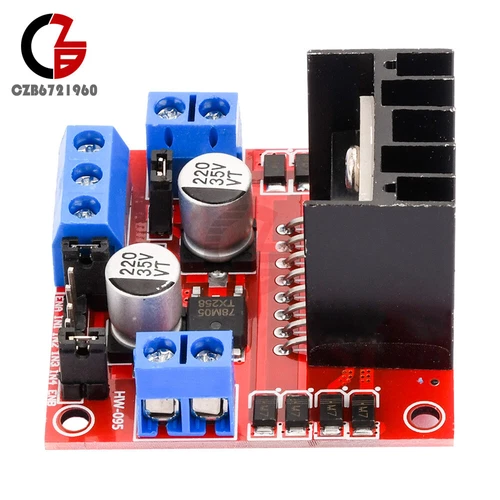 L298N DC Stepper Motor Driver Module Dual H Bridge Control Board for Arduino 25W