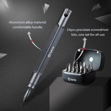 SATA 25pcs Pen Screwdriver Kits Magnetic Multi-Bits Repair Tool Set 05108