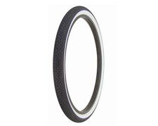 ORIGINAL F R LOWRIDER Bicycle Tire 26 X 2.125 BLACK/WHITE SIDE WALL BLUE LINE