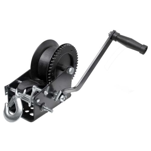 Hand Winch Heavy Duty Hand Crank 3500lbs 33ft 10M Polyester Strap for Boat / ATV - Picture 9 of 9