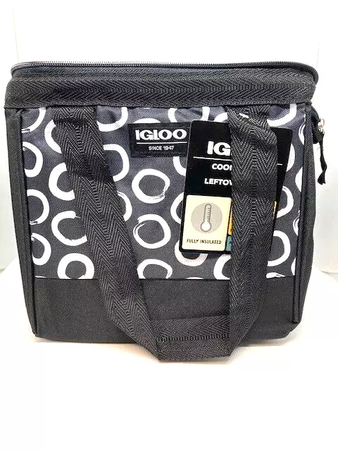 Igloo Leftover Tote 9 Black and White Cooler, Size: Small