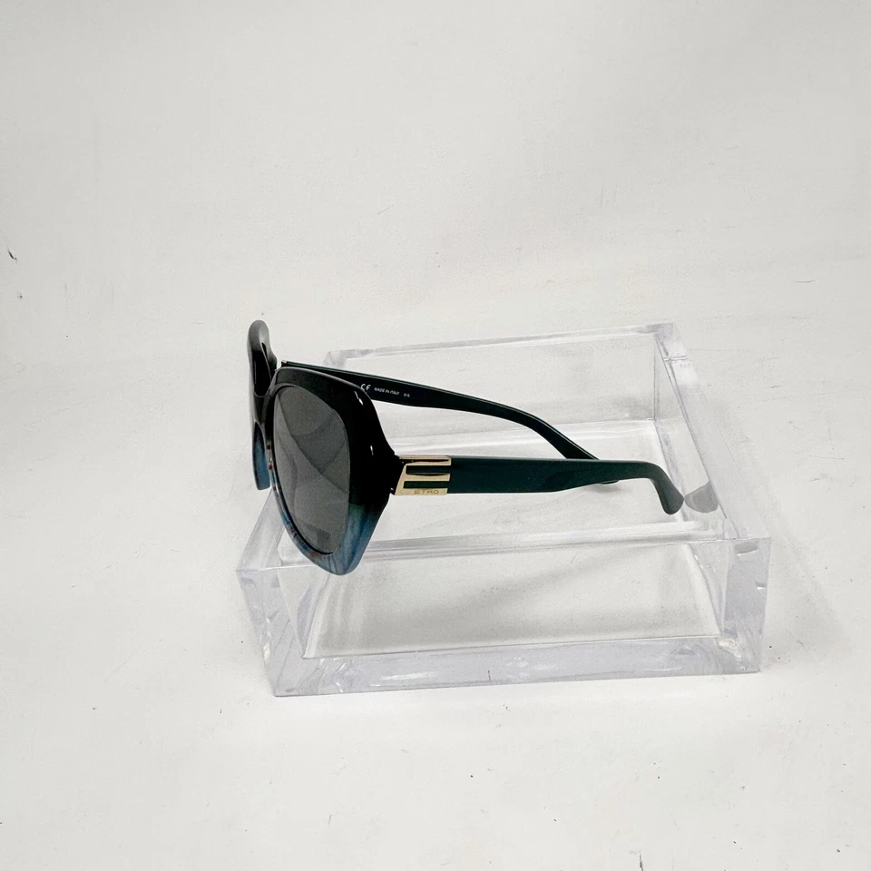 ETRO ET 608S 538 Sunglasses Blue Paisley Gradient 70s Retro Designer Italy READ* - Image 4 of 4