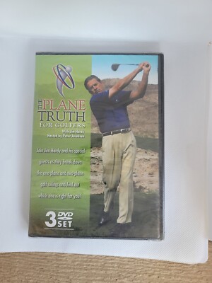 The Plane Truth For Golfers with Jim Hardy (DVD, 3-Disc Set) one two swings NEW
