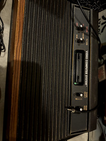 Atari 2600 Video Game Console - Black In Box Authentic