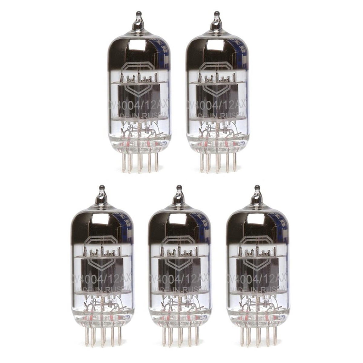 New Gain Matched Quintet (5) Mullard Reissue CV4004 / 12AX7 Low