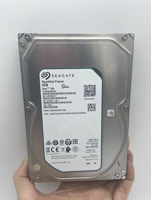 ST4000NM005A Seagate Exos 7E8 4TB 7.2K 12Gb/s 256MB 3.5'' SAS Internal Hard Drive