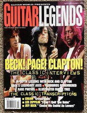 Fall 1993 GUITAR LEGENDS Magazine VINTAGE Beck, Page, Clapton GUITAR WORLD