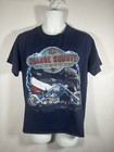 Vintage Y2K Orange County Choppers Navy Blue Shirt Eagle USA Mens Size Medium