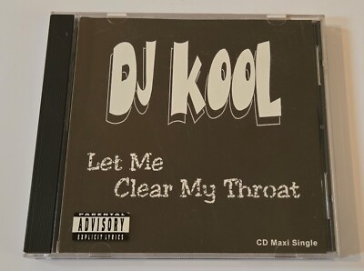 DJ KOOL Let Me Clear My Throat CD Maxi Single HIP HOP Rap 1996