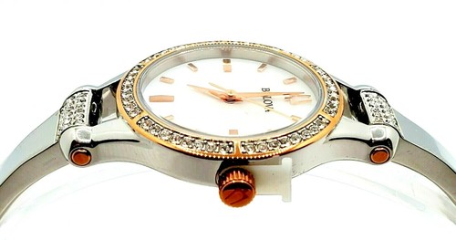 Bulova 98L262 Crystal Accent Half-Bangle Watch 84 sparkling Swarovski Crystals - Picture 5 of 8