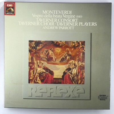 2 Lp Box 1984 Monteverdi Vespro Della Beata Vergine-Taverner Players, A. Parrott