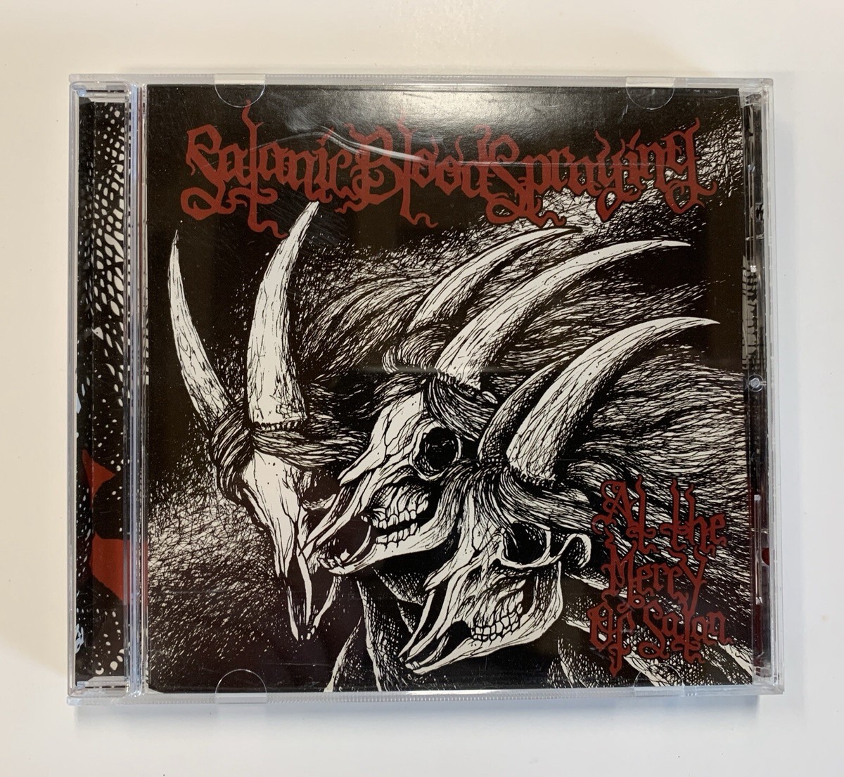 Satanic Bloodspraying - At The Mercy Of Satan CD Finnish Black