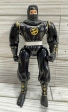 Vintage Mighty Morphin POWER RANGERS - 5" Black Ninja Action Figure Bandai 1995