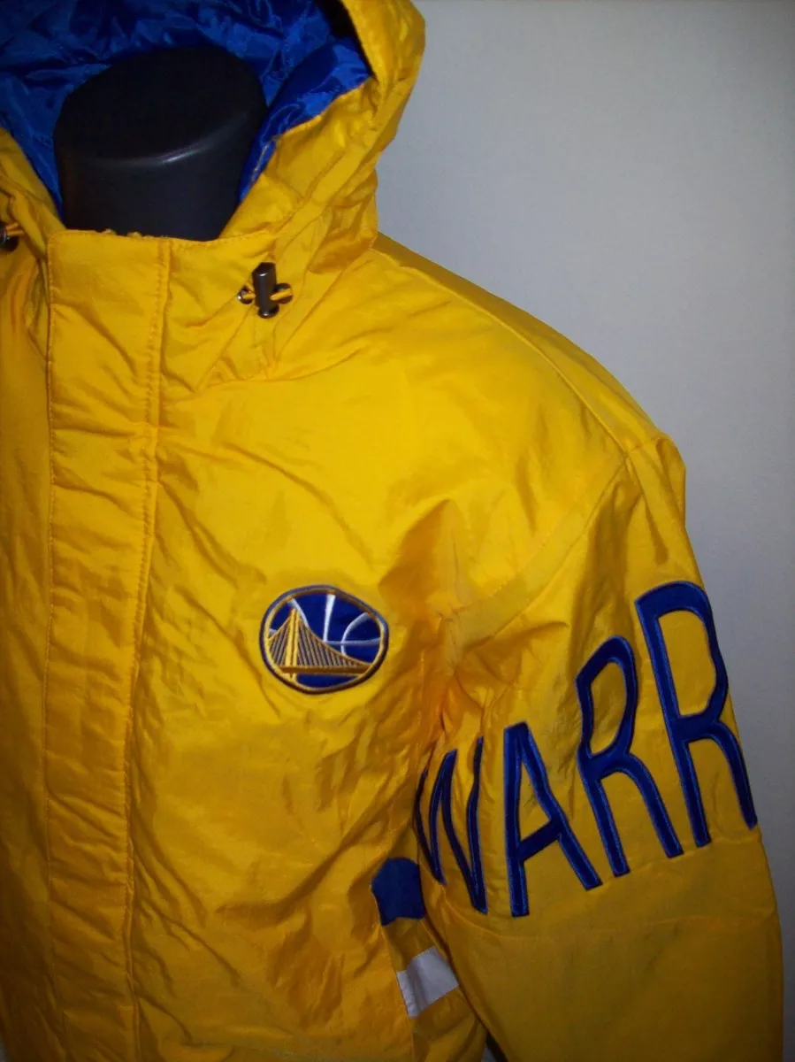 1990's GOLDEN STATE WARRIORS STARTER RAIN JACKET S - Classic American Sports