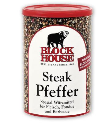 Block House Steak Pfeffer 200g Gewürzmischung Grill Gewürz (5,50 EUR/100 g)