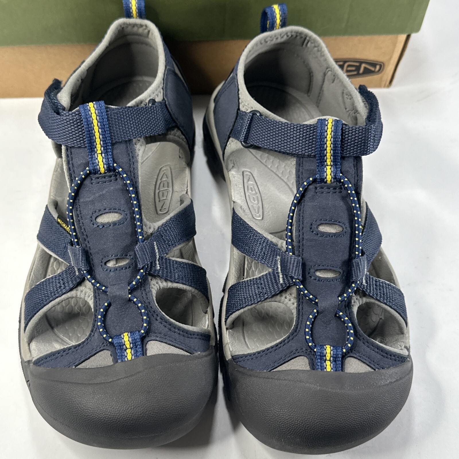 KEEN Sandalo bambino grande Venezia Sandalo sportivo sportivo sportivo blu TAGLIA 6 LEGGI