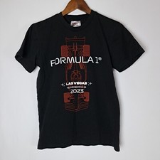 Formula 1 Las Vegas Grand Prix T-Shirt Mens Small Black 2023 F1 Licensed Product