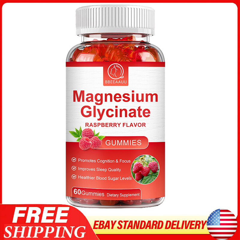 Magnesium Glycinate Gummies 500mg Improve Sleep Promotes Cognition